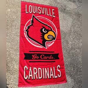 Louisville Cardinals Wincraft NCAA 30 x 60 Fiber Beach Towel